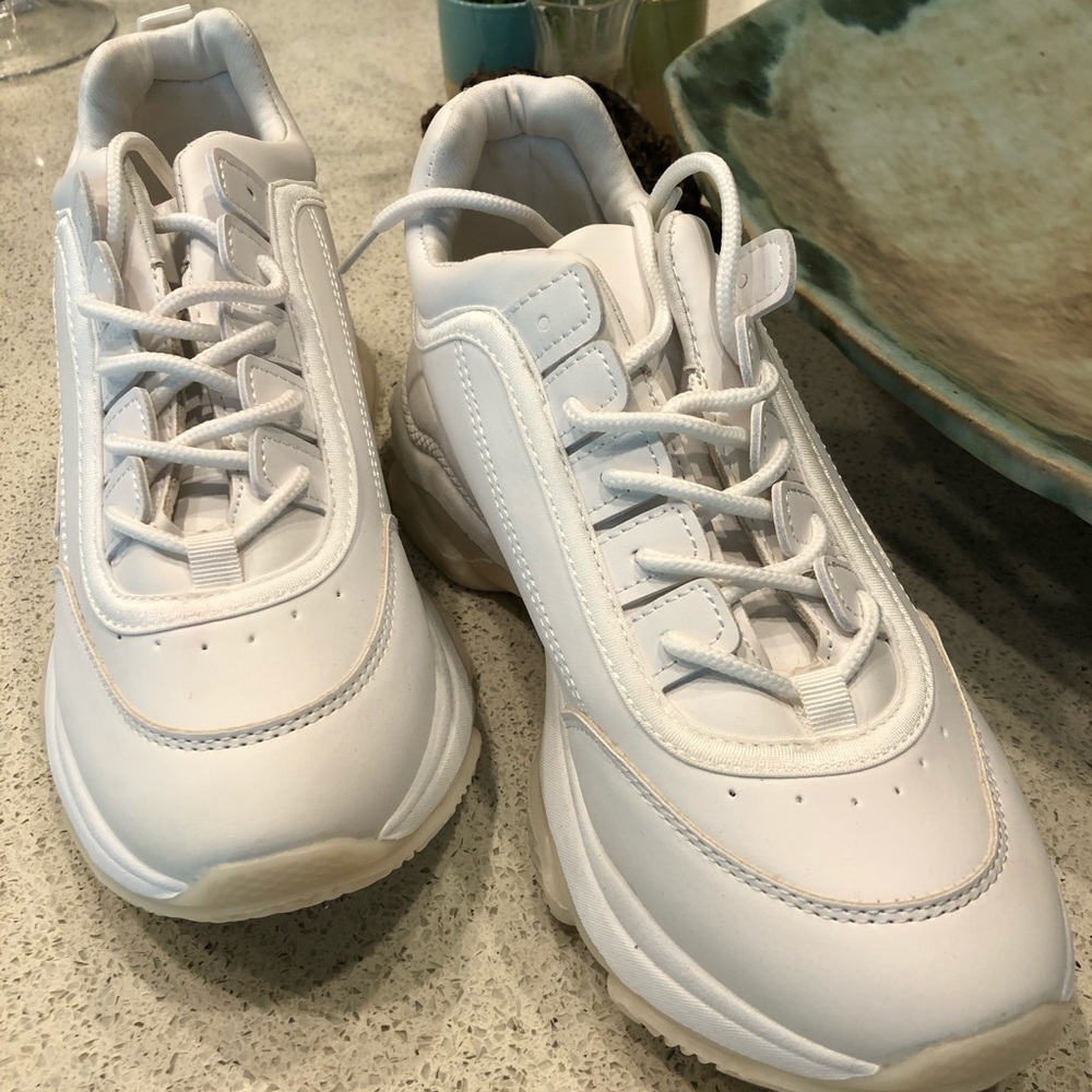 Lizzie’s Extra Chunky Vegan Koi Footwear.